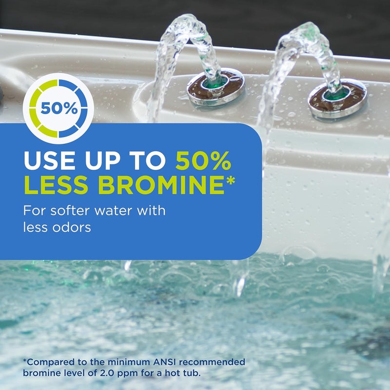 Frog Serene Floating System for Hot Tubs - Quick & Easy Prefilled Hot Tub Sanitizer - Hot Tub Maintenance System with Sanitizing Minerals & Bromine - Image 4
